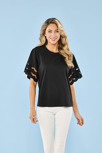 T-shirt décontracté femme Levy ample pour masquer les complexes - 4
