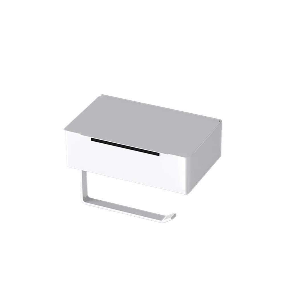 Non Drilling Toilet Paper Holder, Bathroom Privacy Tissue Box, Roll, Wet Wipe