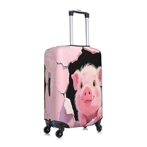 Funny Pig Cartoon Washable Luggage Cover Travel Suitcase Protector Anti Scratch Covers For 25-28 Inch Luggages L3