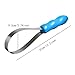 Aymzbd Pet Shedding Blade Pet Hair Remover Portable with Handle Supplies, Accessories, Horse Hair Comb Care Tool for Cattle Donkeys, Single Loop