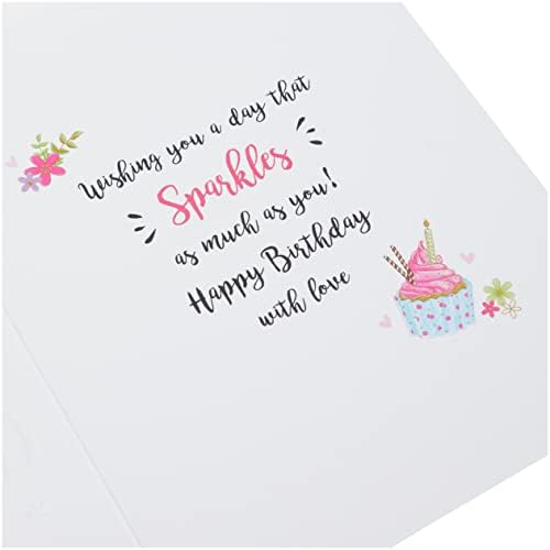 Modern Birthday Card Granddaughter - 8 x 6 inches - Piccadilly Greetings