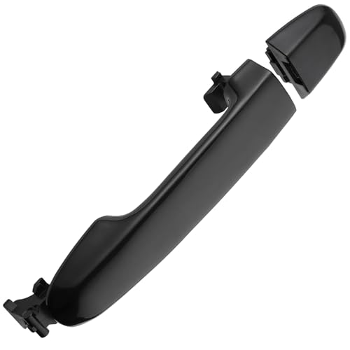 Image of Exterior Door Handle Front Right Passenger Side Compatible with Toyota Camry 2012 2013 2014 2015 2016 2017, Smooth Black