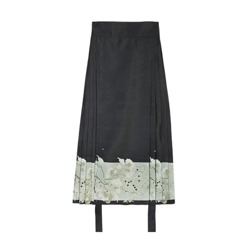 Jupe visage de cheval pour femme style chinois à bretelles haute couture