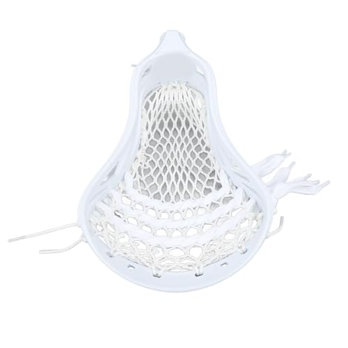equlup LacrosseHead, Nylon Lacrosse StickHeads Replacement Wear Proof Mesh LacrosseHead Strung Equipment for Training Competition (Men)