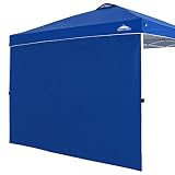 EAGLE PEAK Sunwall/Sidewall for 10x10 Straight Leg Canopy only, 1 Sidewall, Blue