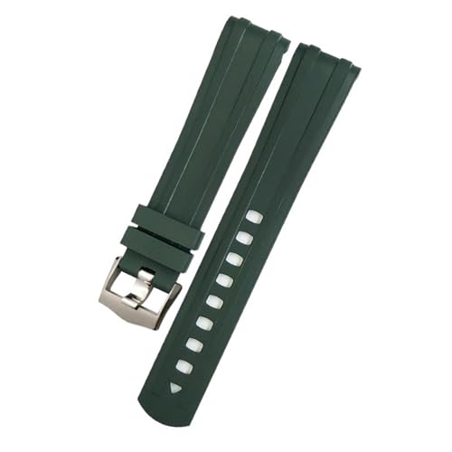 Bracelet montre silicone Omega Seamaster 300 noir 20mm souple