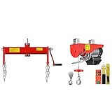 VIVOHOME Heavy Duty Steel 2 Ton / 4000lbs Engine Hoistwith 440 Lbs Lift Electric Hoist with Wireless Remote Control