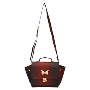 INKDICE Women’s Sling Bag (JMDMDUO1_Maroon)