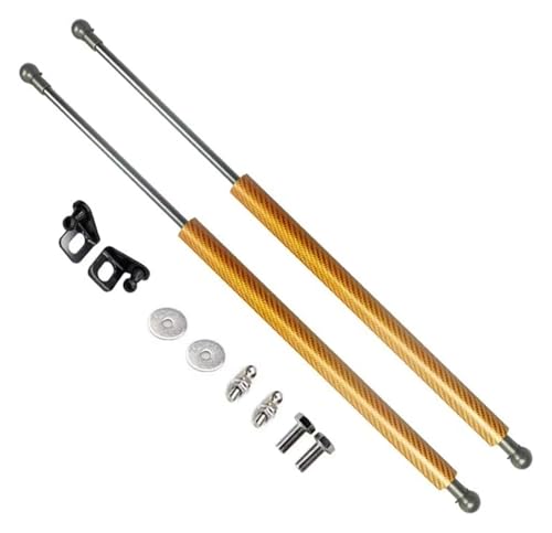 Support de levage capot Civic carbone orange finition premium - 2