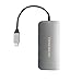 TUNEWEAR Almighty Dock C2 Multi USB Hub Ethernet 4K Mini DisplayPort Space Gray TUN-OT-000042