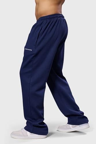 Image of FUAARK Mens Eclipse Straight Tracks Oversized Cotton Gym & Streetwear Pants