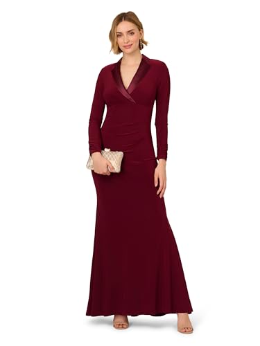Image of Adrianna Papell Women's Tuxedo Long Dress