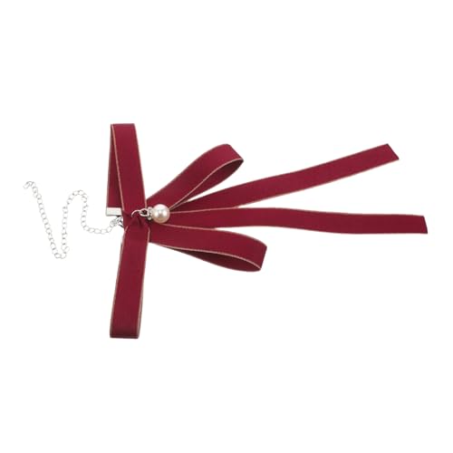 CLISPEED Adjustable Bow Tie for Women Stylish Pre Tied Necktie for School Uniforms Weddings Cosplay Clubs Comfortable with Vibrant Bowknot Design