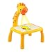 Planche à dessin de projection pour enfants, table de projecteur de dessin, jouet de projecteur de peinture de traçage pour enfants, planche à dessin colorée, planche de griffonnage avec lampe de