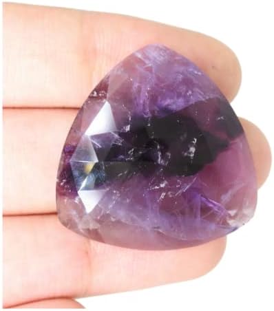 Natural Amethyst Gemstone Trillion Shape Cabochon Faceted Gems Blue Colour Gemstone Loose Gemstone Sale