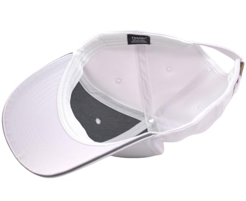 Image of TSSGBL Men's Plain Baseball Hat - OSFM & XXL Big Head Fit，Adjustable Structured Ball Cap with Reflective Sandwich Brim