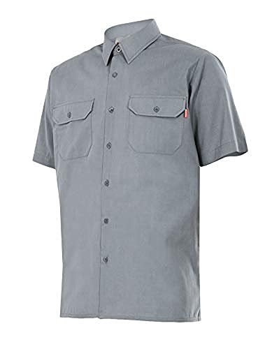 Velilla 522; Camisa de Manga Corta; Color Gris; Talla M
