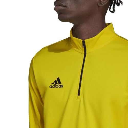 Miniatura 5 de Adidas Entrada 22 Training Top Sweatshirt Long Sleeve , Hombre, Team Yellow Black, L