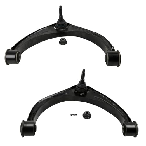 Image of Detroit Axle - 4WD Front Upper Control Arms Ball Joints + Inner Outer Tie Rods Sway Bars Boots Replacement for 2009-2012 Dodge Ram 1500