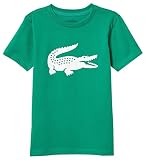 Lacoste Jungen Tj2910 T-Shirt, Glas/Weiß, 4 Jahre