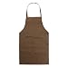 Alberta Unisex Grembiule Impermeabile Strumento di Cucina Grembiule Macellaio Crafts Cottura Chefs Catering Lavoro Grembiule Barbecue Parrucchiere Grembiuli-Arancio (Color : Brown)