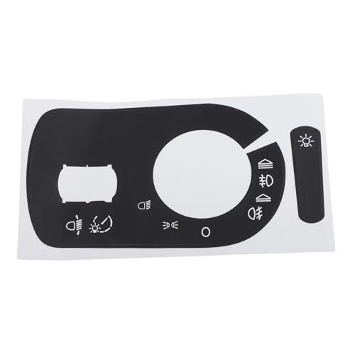 Autocollant de réparation bouton phares Audi A3 8P 2004-2008 noir