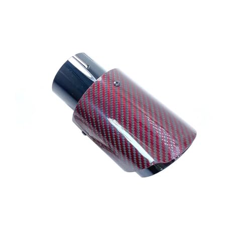 Embouts d'échappement anti-corrosion en inox et carbone rouge pour remplacer votre pot rouillé