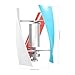 Wind Turbine Generator Kit, 400W 12V Portable Vertical Helix Wind Power Turbine Generator Kit Three-phase AC Permanent Magnet Generators w/3 Blade for Boats Gazebos & Houses
