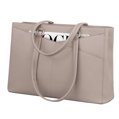 LOVEVOOK Laptop Tote Bag for Women, Office Work Bag Briefcase fit for 15.6 inch Laptop, Large Capacity Teacher Computer Bag Handbag