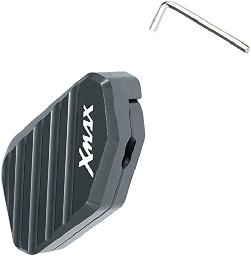 Accesorios para Motocicleta Almohadilla de Extensión CNC Soporte Lateral para Yamaha XMAX 125 250 300 400, Pata de Cabra Placa de Soporte Agrandar Extensión Pad Cover