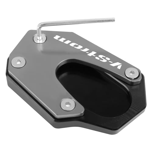 Rallonge béquille Suzuki V-Strom 1050 anti-enfoncement plaque CNC stable