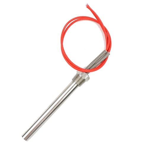 TNGYTY Calentador de Cartucho de inmersión Tubular de 16 mm y 24 V, 100 W/200 W, Elemento Calefactor de Agua, Rosca de 1/2(200w 16x150mm)