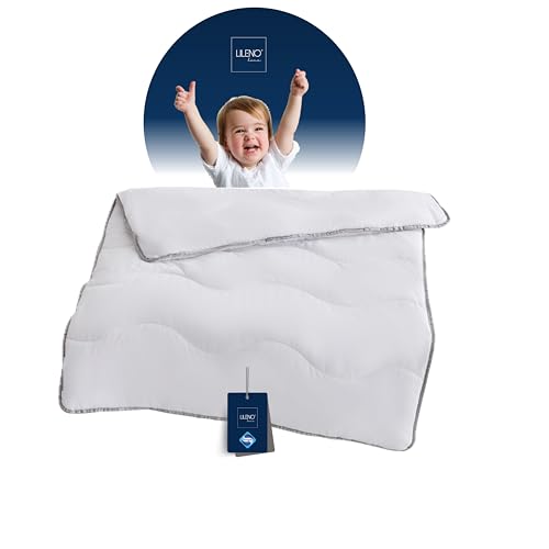 LILENO HOME Kinder Ganzjahresdecke 100x135 cm [1er Set] mit Sanitized Hypoallergen - extra weiche Kinder-Bettdecke 100x135 cm - als Sommer u. Winter...