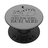 Photo Gallery non sono strana io, sei strana tu mamma gatto divertente mem popsockets popgrip intercambiabile Photo Gallery non sono strana io, sei strana tu mamma gatto divertente mem popsockets popgrip intercambiabile