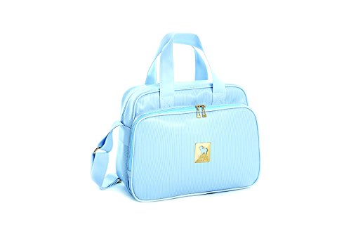 Bolsa Luxo, Majov Baby, Listrado Azul, Grande