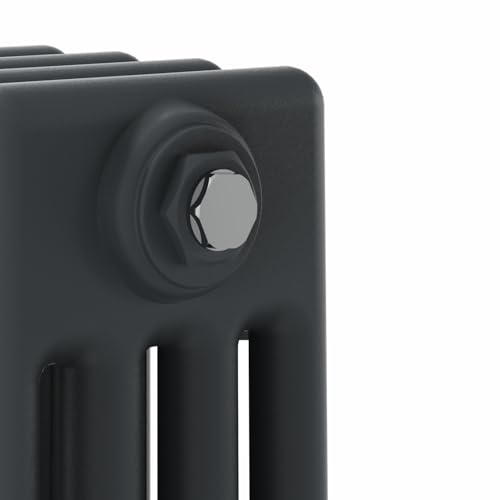 Radiateur horizontal anthracite compact pour optimiser l'espace sous fenêtre