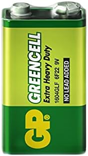 Gp Batteries Gp1604G Greencell 6F22/1222/9V Pil, 9 Volt, 10'Lu Kutu - Görsel 2