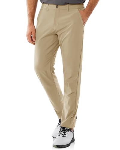 33,000ft Men's Golf Pants with 5 Pockets Classic-Fit Stretch Quick Dry Lightweight UPF 50+ Hiking Pants