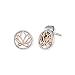 Produktbild Engelsrufer Lotus Ohrstecker ERE-LILLOTUS-BI-ST, rhodiniertes 925 Sterlingsilber, Bicolor Roségold Silber, Butterfly-Verschluss, 1 x 1 cm