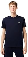 Lacoste Men's Logo Tape Jersey T-Shirt, Navy, Medium