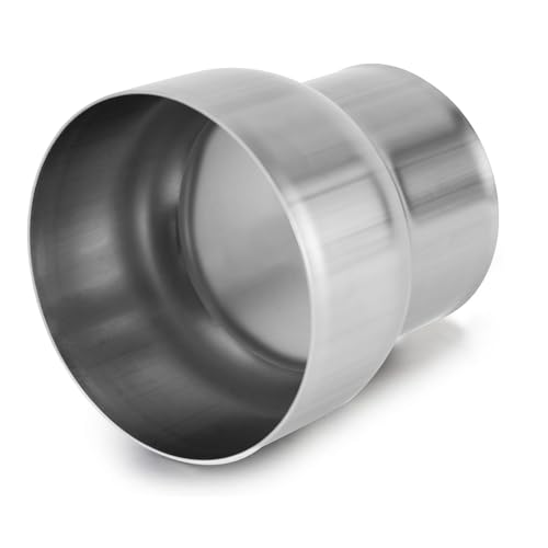 Image of Exhaust Adapter Connector 3 inch ID to 4 inch OD, A-KARCK Exhaust Pipe Reducer 4 inch Overall Length 304 Stainless Steel