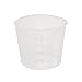 Aexit 20ml PP gauge Plastic Volumetric Measuring Cup Container Beaker Clear 40mmx33mm
