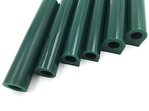 Zevipe 6Pcs Jewelry Wax Hole Tube Moulding Carving Wax Ring Casting Mold Wax #TOP4