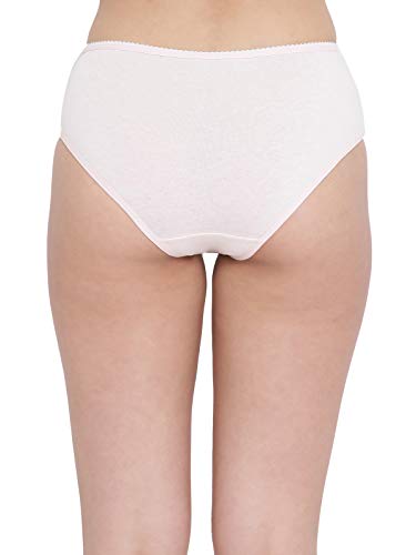 Image of Clovia Women's Cotton Mid Waist Hipster Panty with Lace Insert