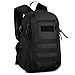 Wowelife Mini Tactical Backpack 10L Small Military Day Pack School Bag for Hunting Camping Trekking Travel(Black)