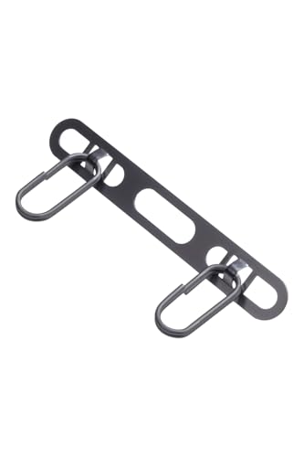 [ハミィ] iFace Hang and ストラップホルダー ダブルリング (ガンメタル)【 iFace用 スマホ ホルダー ストラップホール スマホショルダー 落下防止 アイフェイス 付けたまま充電可能 】