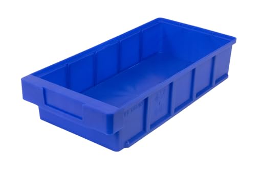 qpool24 Estantería 83 x 186 x 500 mm, color azul, polipropileno