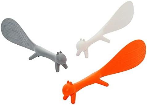 3 Piece Squirrel Shape Rice Spoon Standing Creative Household Kitchen Tools Non-stick Rice Paddle Scoop Spoon Creative Kitchen Gadget 3 Piece Squirrel Shape Rice Spoon Standing Creative Household Kitchen Tools Non-stick Rice Paddle Scoop Spoon Creative Kitchen Gadget