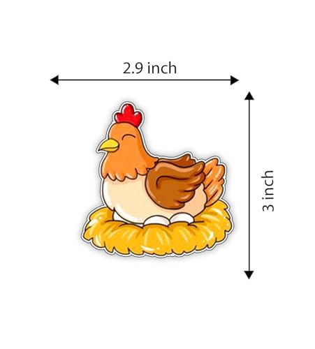 Image of Gift Me Bazar Wooden Fridge Magnet for Refrigerator Stylish | Decorative Items for Kitchen | Magnet for Almirah | Washing Machine | Indian Souvenir Gift Items (Hen)