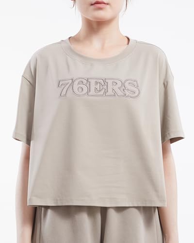 Image of Pro Standard NBA Womens Womens NBA Neutral Cotton Short Sleeve Boxy Tee